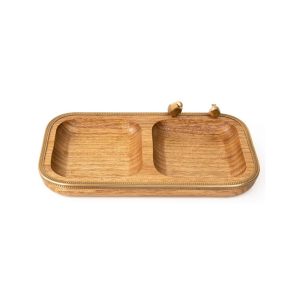 اردوخوری مستطیل دوخانه گلدکیش مدل گلدن برد کد GK829422
