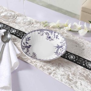 خورشت خوری تک چینی گلدکیش طرح لوتوس کد 701140