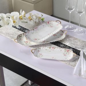 رولت خوری چینی گلدکیش طرح سوئیتی