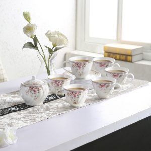 ست چای خوری چینی گلدکیش طرح سوئیتی کد GK771108