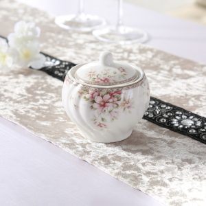 قندان چینی گلدکیش طرح سوئیتی کد GK701107