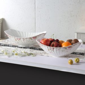 میوه خوری بیضی چینی گلدکیش طرح سوئیتی