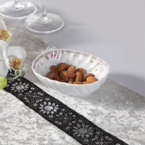پیاله بیضی 6 عدد چینی گلدکیش طرح سوئیتی کد GK701102