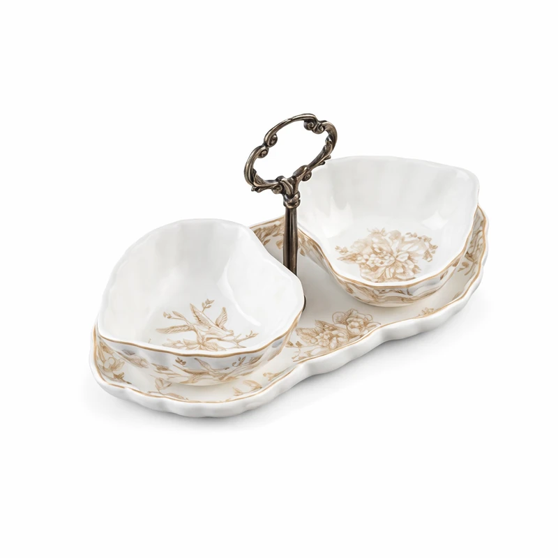 اردو خوری گلدکیش مدل سارینا قلب کد GK701127-6