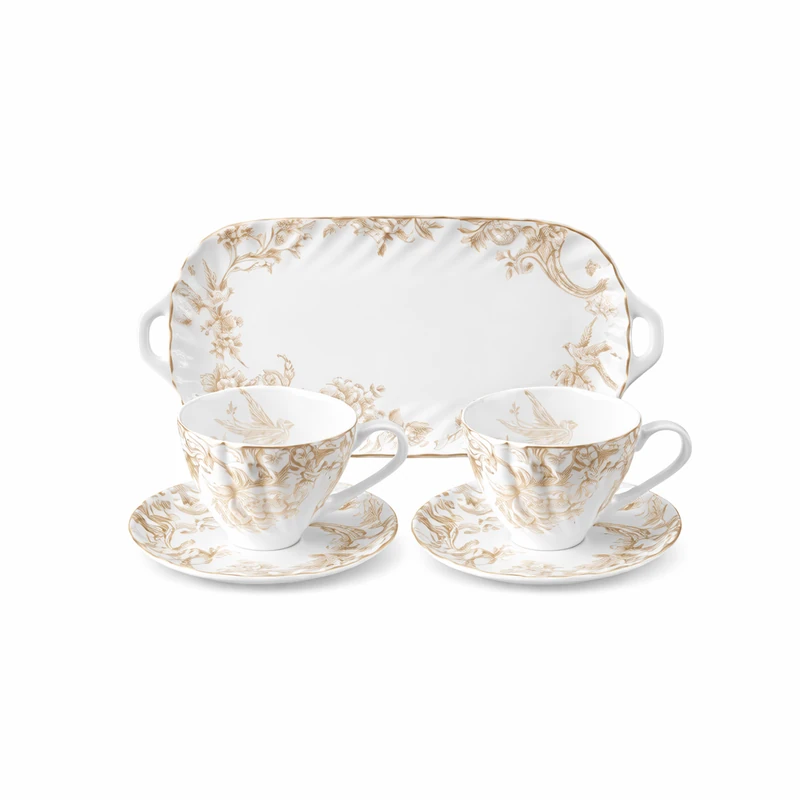 سرویس صبحانه‌خوری 5 پارچه 2 نفره گلدکیش مدل سارینا GK701154-6